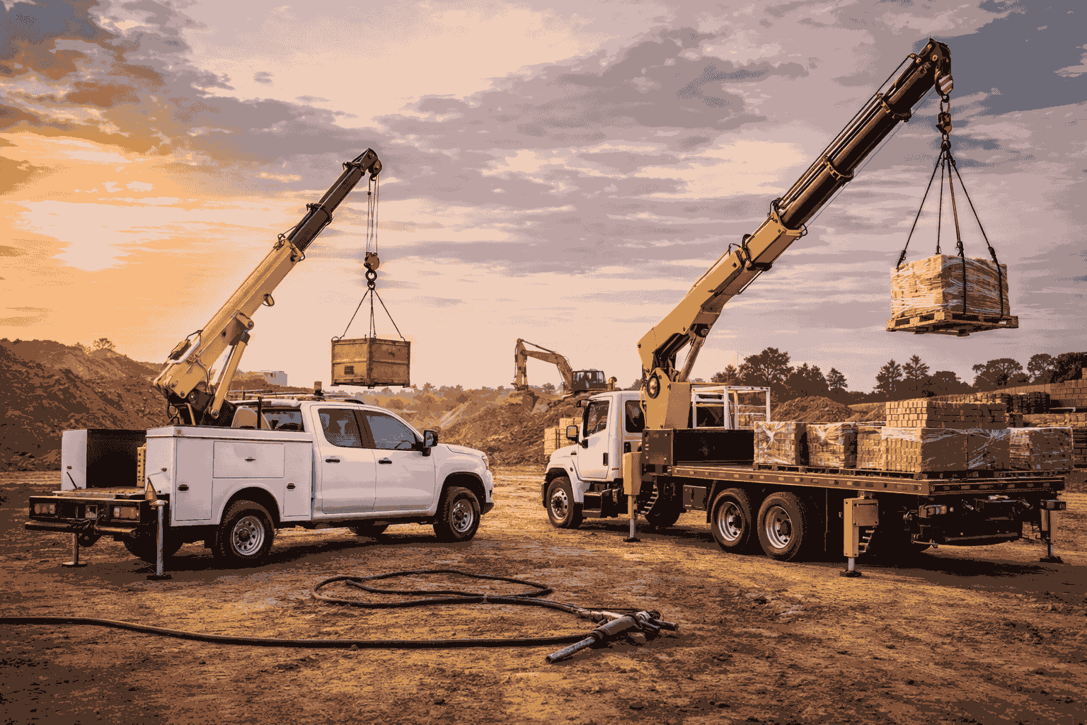 Pick-up Cranes & Boom Trucks