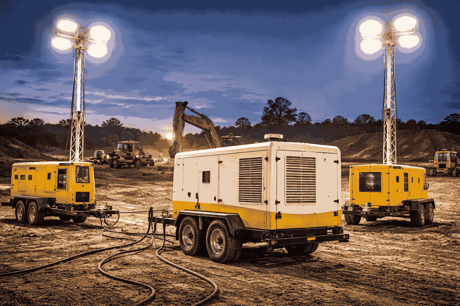 Tower Lights & Power Generators